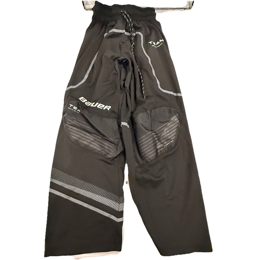 Bauer Youth S20 Team Roller Hockey Black Pants Medium Tapered Lightweight